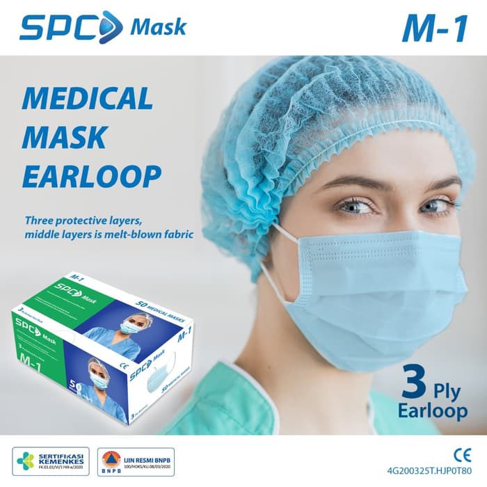 MASKER 3PLY SPC/KEMENKES