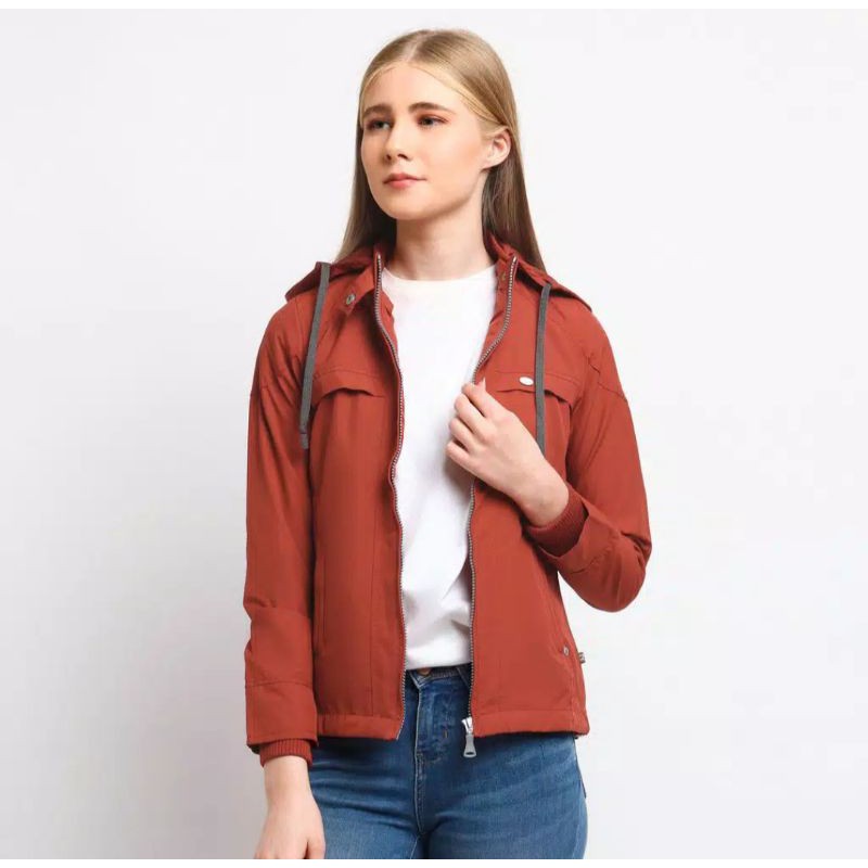 C2 Odetta Orange Jaket Bikers