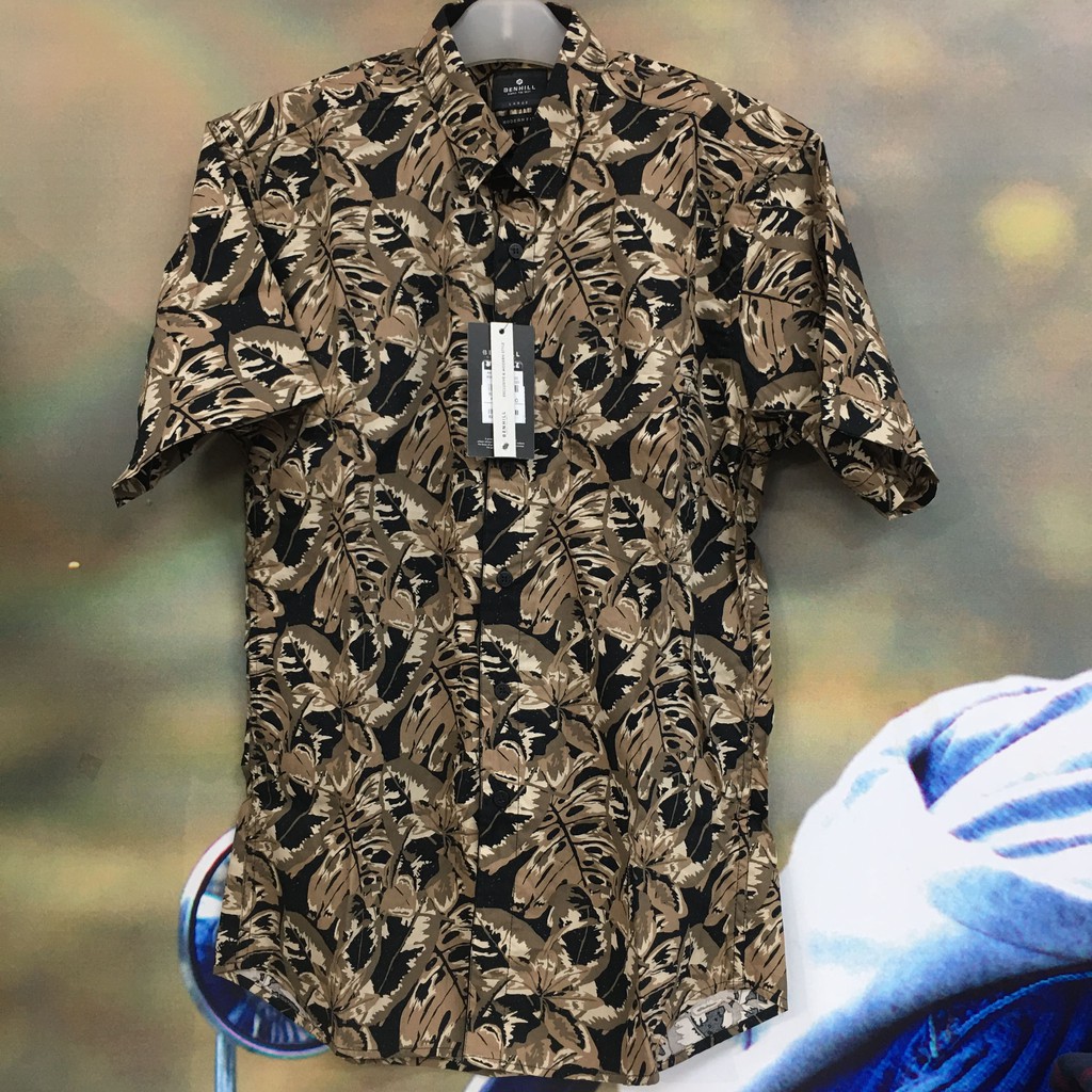 Benhill / Kemeja Printing Pria Lengan Pendek