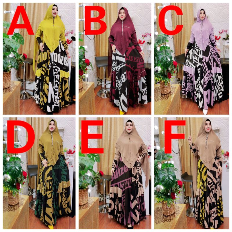 DRESS MAROKO PREMIUM SET VOL.5 , ory by yodizein syari