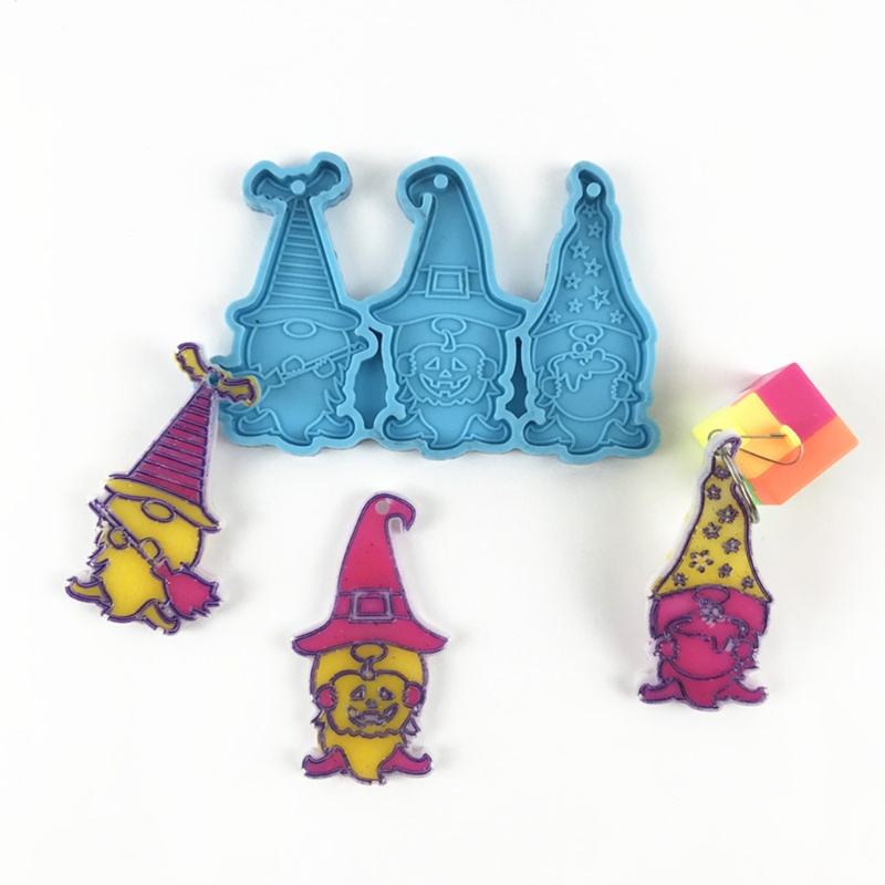 Cetakan Resin Epoksi UV Bahan Silikon Untuk Membuat Perhiasan / Gantungan Kunci / Kalung / Anting Handmade DIY