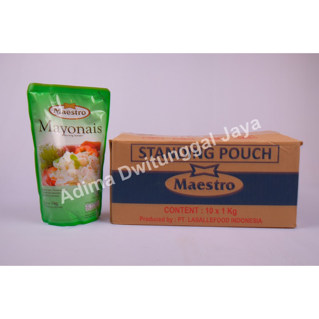 Maestro Mayonais / Maestro Mayonnaise Kurang Lemak 10x1Kg - Karton