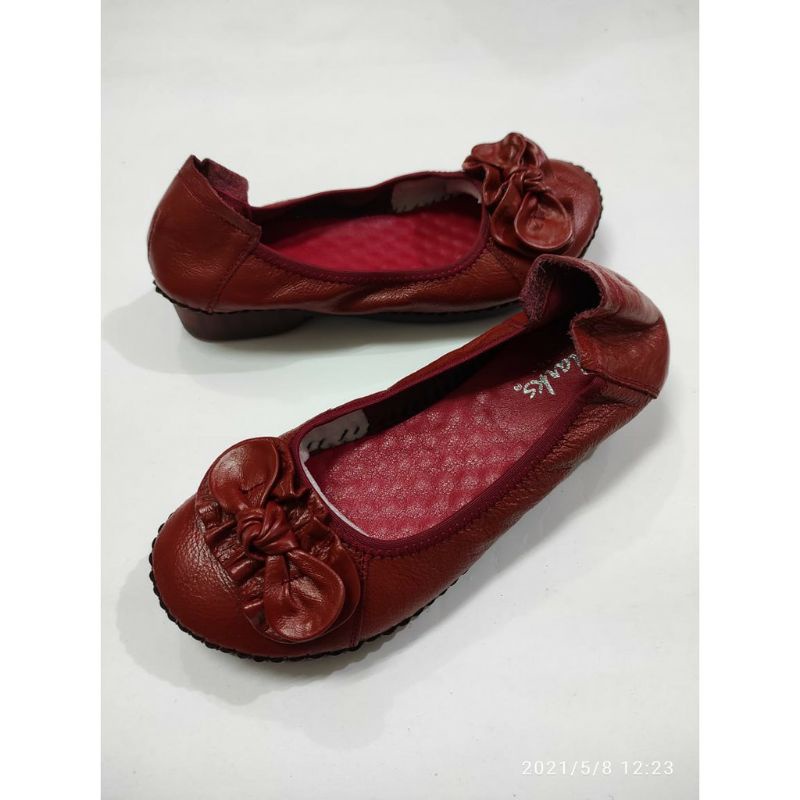 SEPATU WANITA CLARKS KD882 BOW FLATSHOES WOMEN