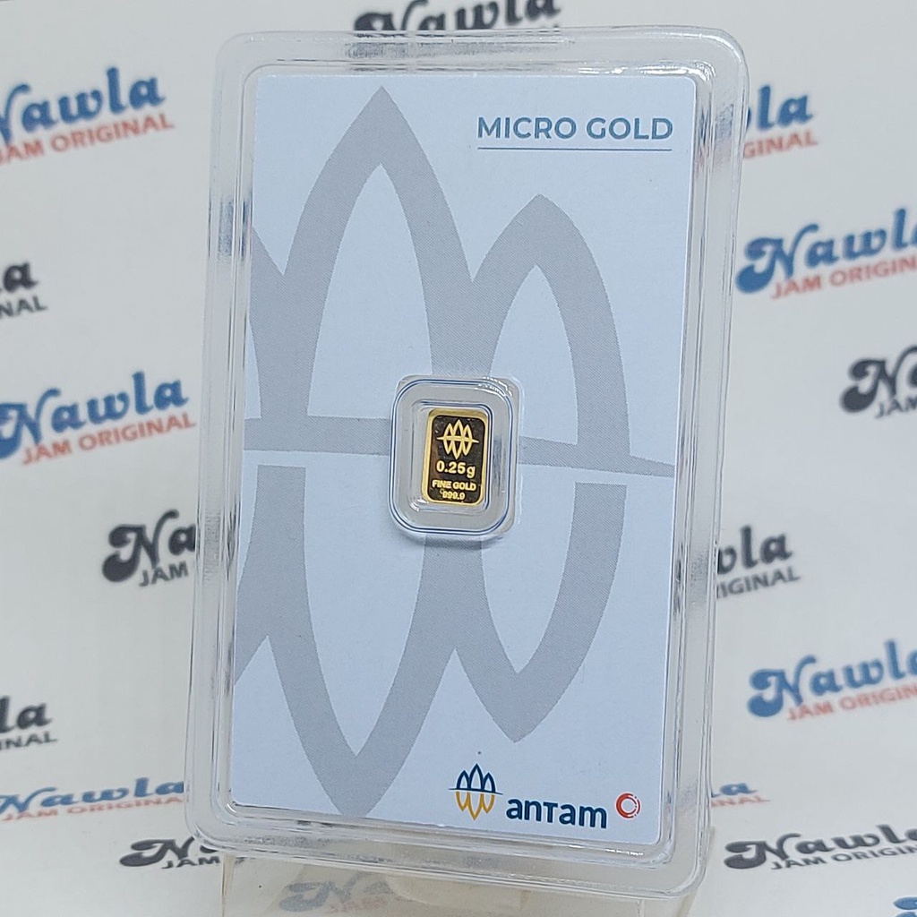 Antam 0.25 gram Micro Gold Premium Emas Murni 24 Karat Hartadinata x Antam Logam Mulia Emaskita