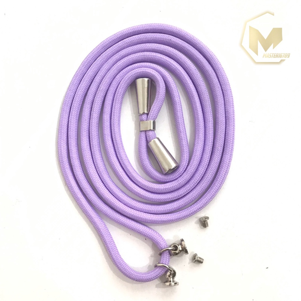 Tali sling case slingcase Tali Lanyard Hp Strap Gantungan leher plus Mur + Baut sekrup stainless candy koper choice dove universal MA2360