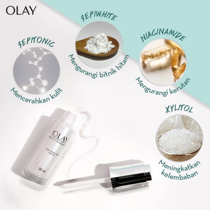 Olay White Radiance Cellucent White Essence Serum 30 Ml Paket Isi 2 #98