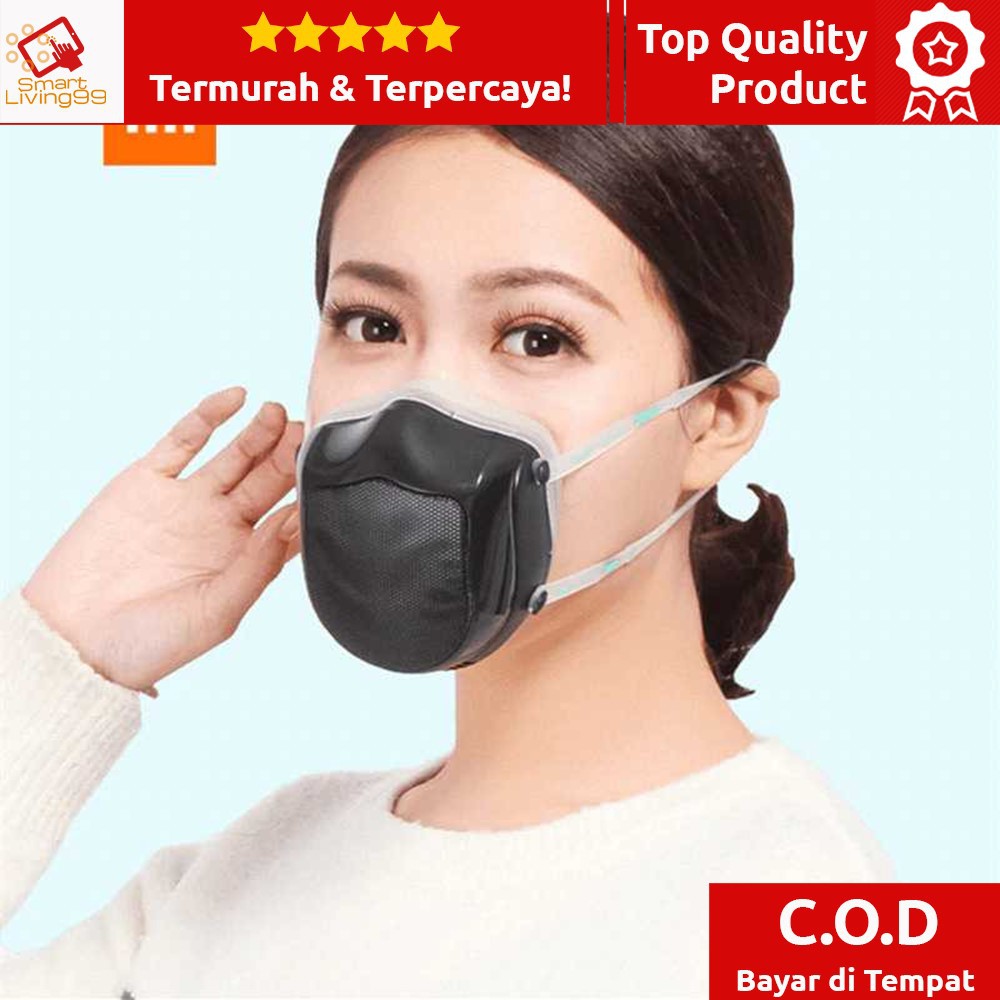 [SmartLiving99] Xiaomi Masker Udara Electric Mask HEPA Filter USB Rechargeable - Q5S