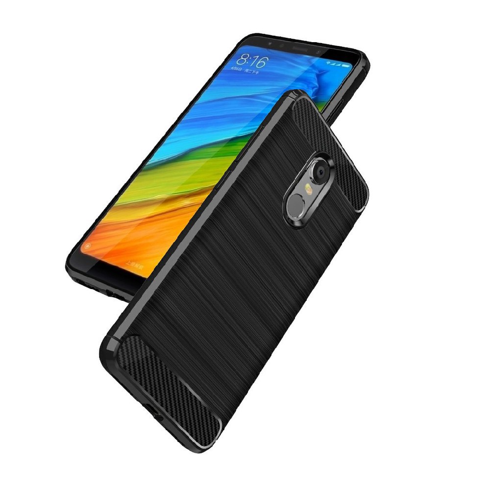 Case REDMI 7 8 7A 8A NOTE 7 Softcase iPAKY Carbon - Hitam