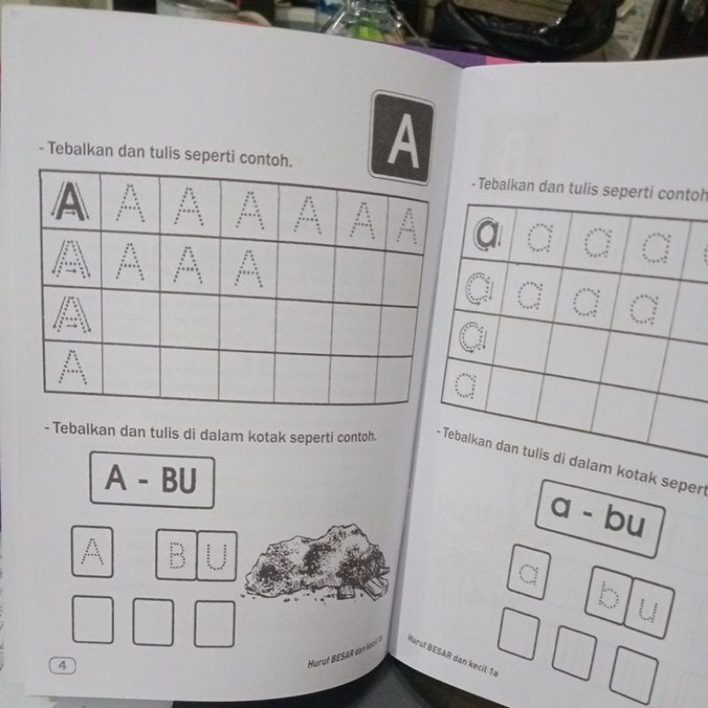 Buku Mulai Mengenal Huruf Besar &amp; Kecil 1A (15×24cm)