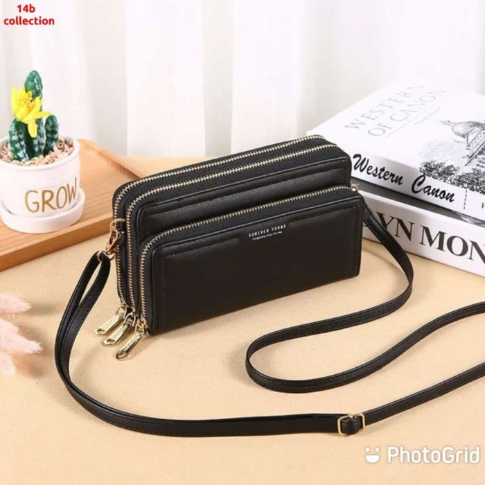 DOMPET PANJANG FY DOMPET HP PANJANG 3 RESLETING TAS SLINGBAG HP WANITA BEST SELLER