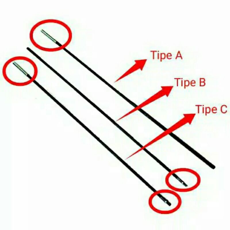 Frame tenda bahan fiber untuk tenda HYU - Rangka Tenda - Stik tenda