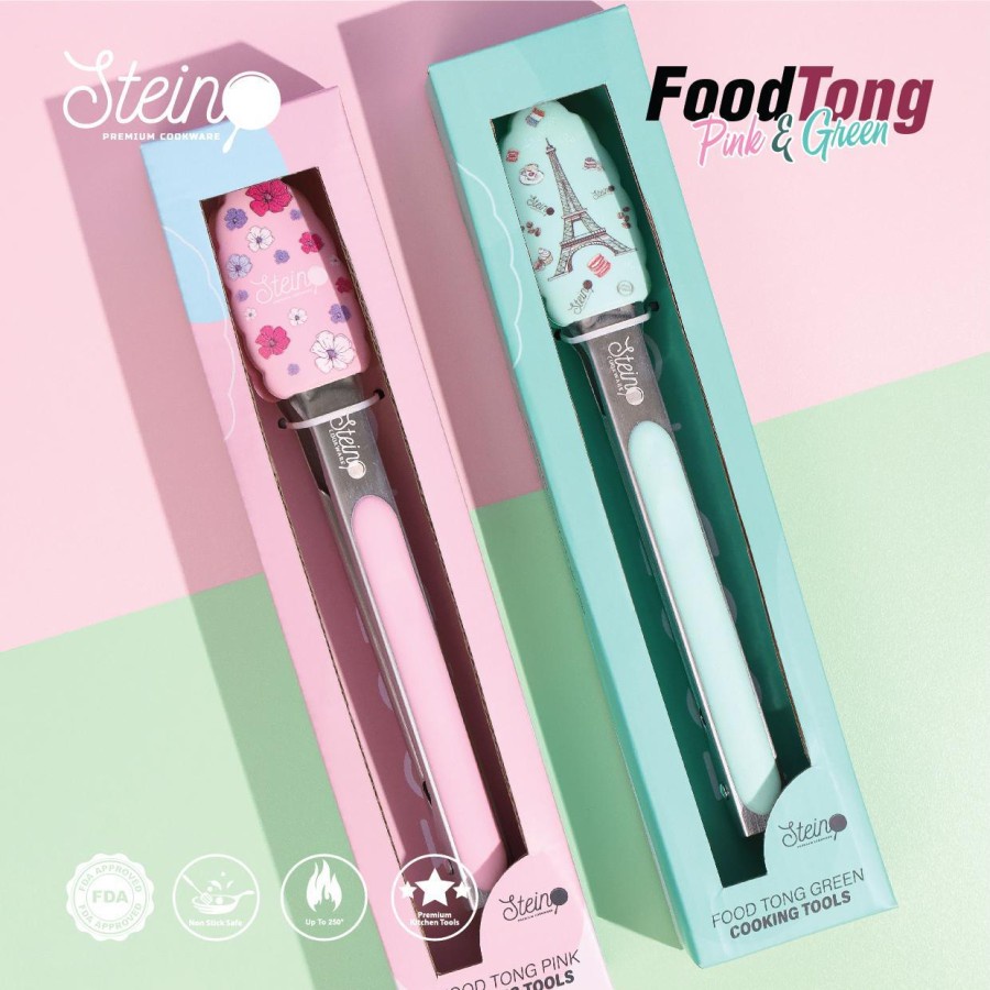 STEIN Cookware Food Tongs Premium FDA Approved Penjepit Makanan