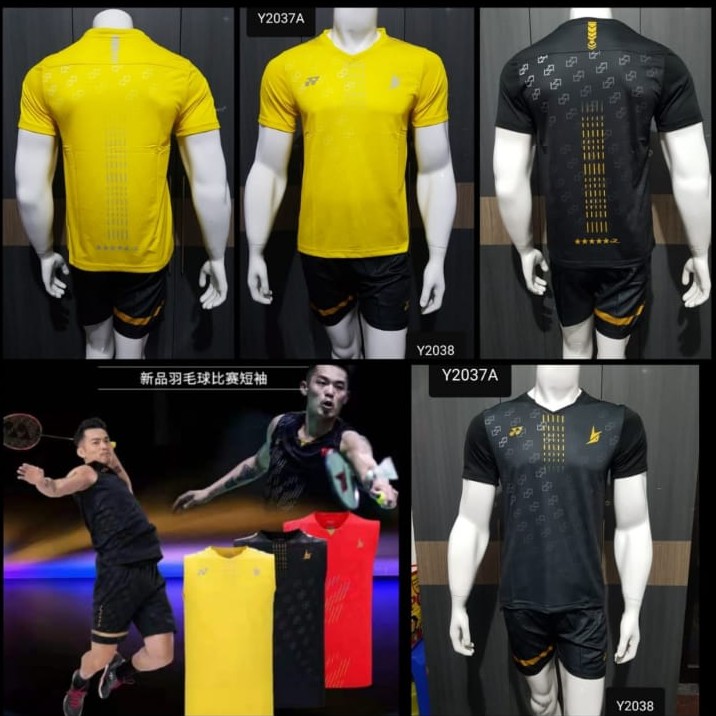  Baju  Badminton  Bulutangkis Import Yonex Y2037 Y 2037 Lin 