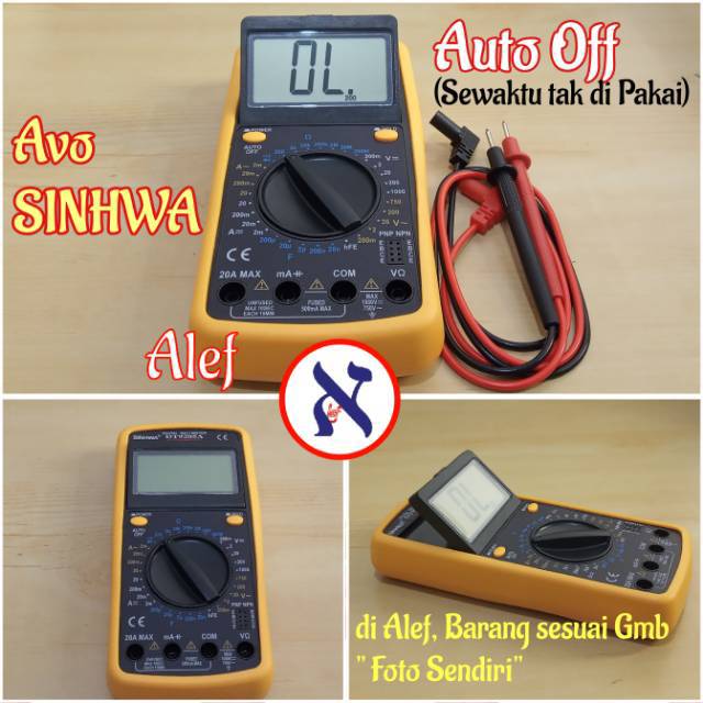 Jual Avometer Digital Avo Meter Sinhwa DT 9205A Dt9205a | Shopee Indonesia