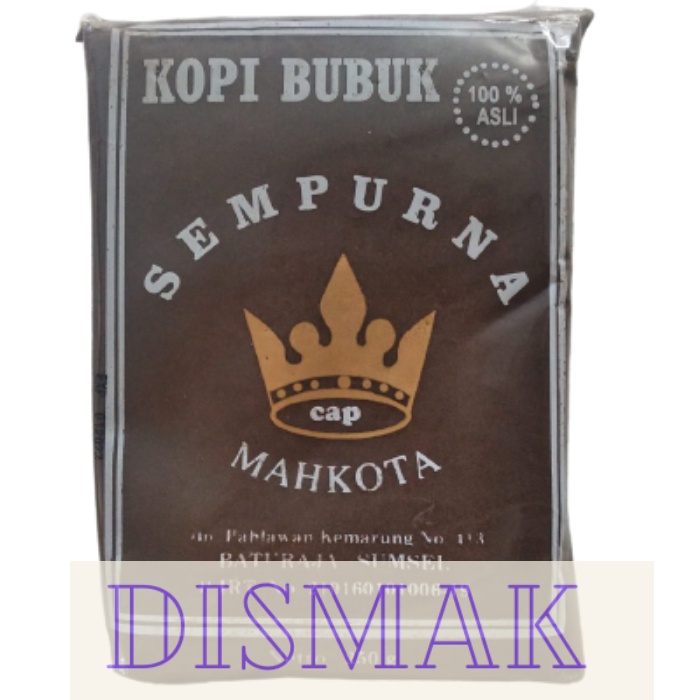 

Kopi Bubuk Sempurna Mahkota 250 gram