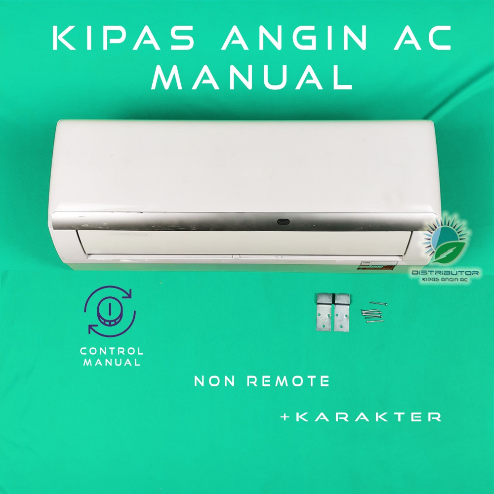 Kipas Angin Model AC Manual + Control | Kipas Angin Dinding Model AC Tanpa Remot