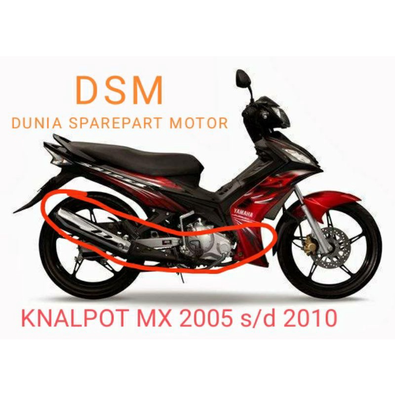 KNALPOT JUPITER MX LAMA STANDARD / KNALPOT YAMAHA JUPITER MX OLD / KNALPOT MX OLD