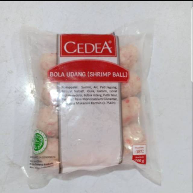 

Cedea bola udang shrimp ball 200gr