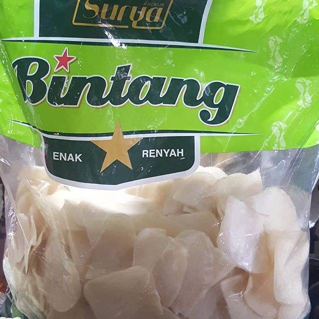 

Kerupuk Udang Putih cap Bintang ( 250 gr - 500 gr - 1 kg )