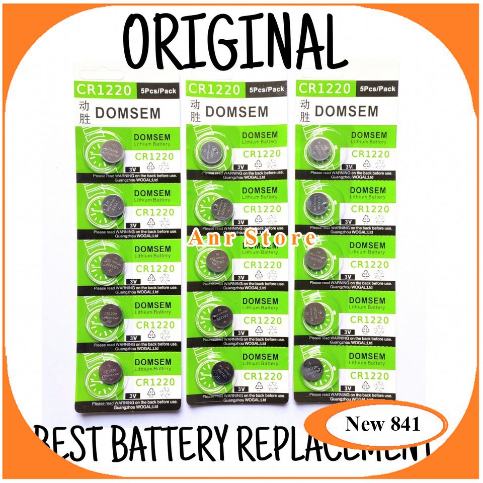 Baterai Batre Battery CR1220 CR1620 CR 1632 Original