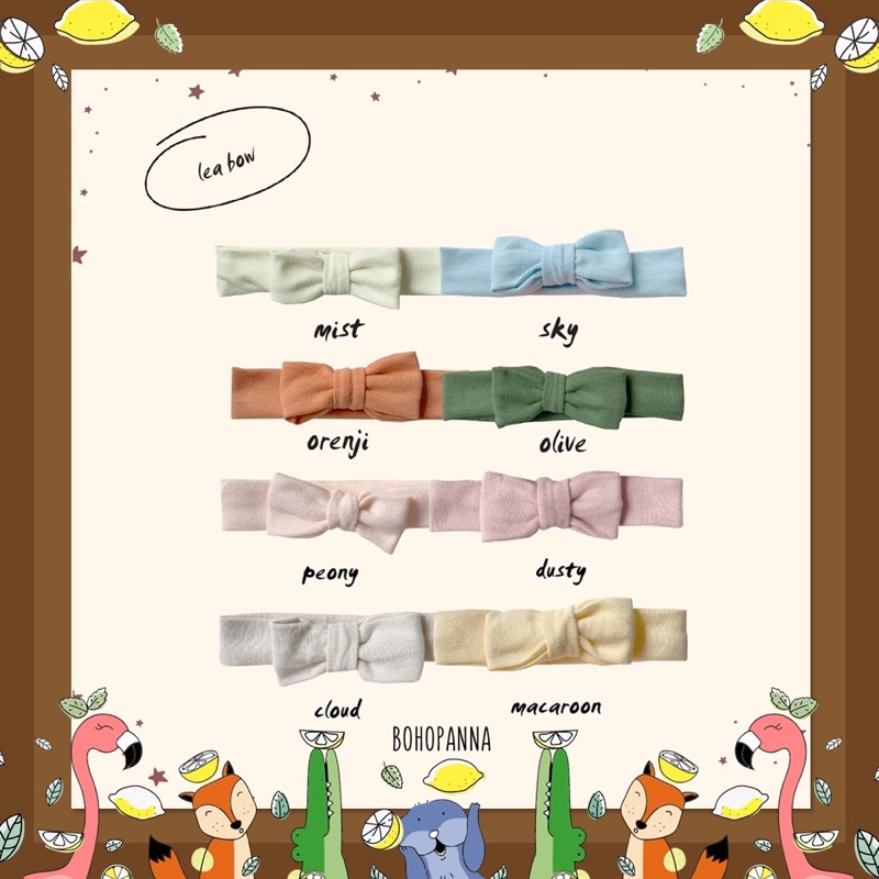 BOHOBABY / BOHOPANNA lea bow bando bandana pita headband boho baby bayi boho panna
