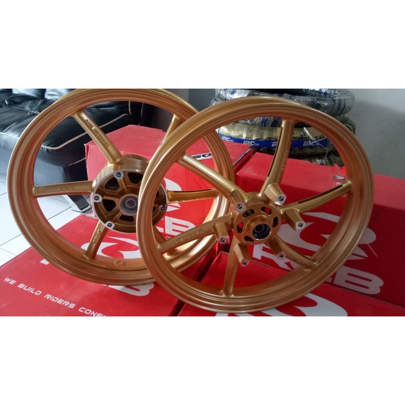 velg pelek rcb racingboy sp522 kawasaki ninja 150RR depan 215 blk 300