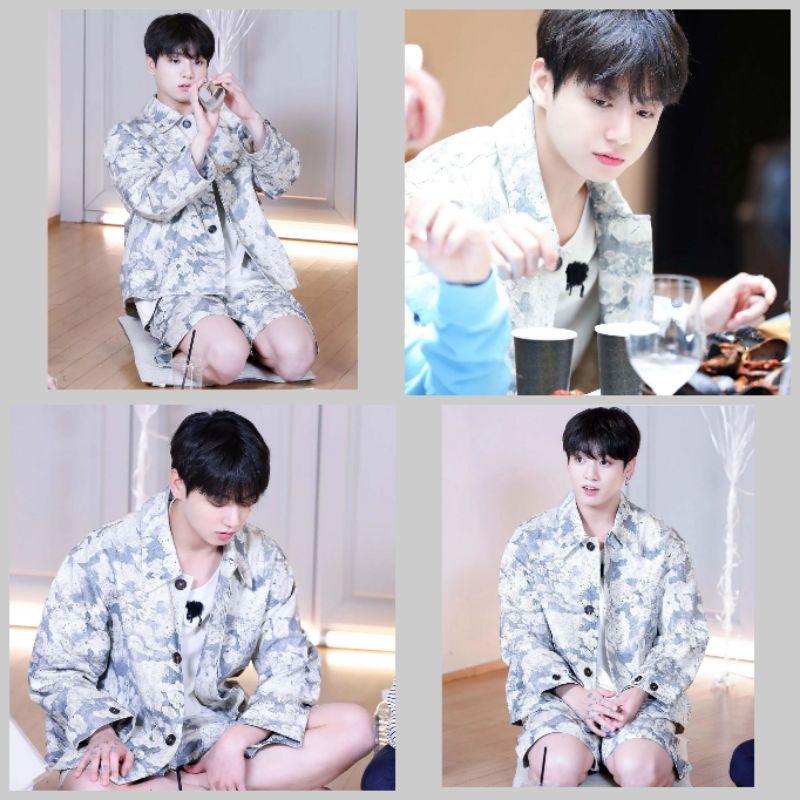OFFICIAL YOUNGOH BTS JK JUNGKOOK JACKET SHORTS PANTS MULTI SET BAJU RUN BTS 154 OUTFIT JAKET