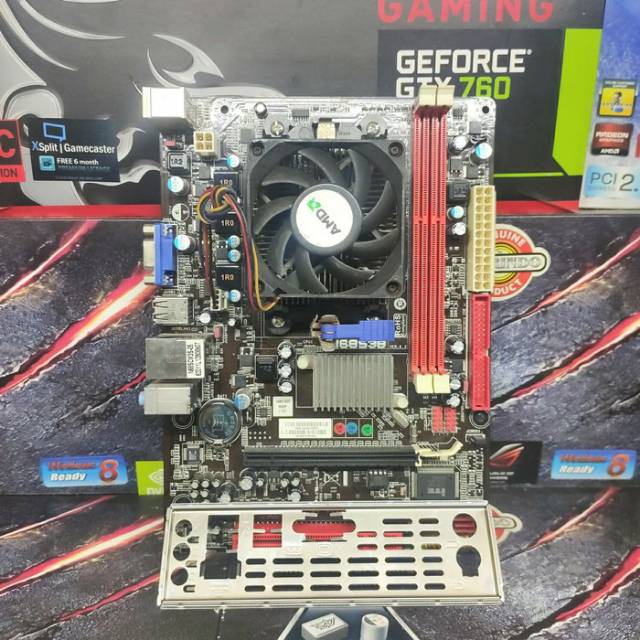 Motherboard AMD Biostar AM3 Processor Athlon II X2 270 BONUS Fan Processor