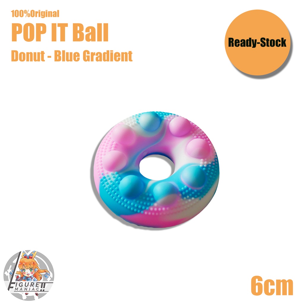 POP IT Ball Bola Virus Donat Donut Bekel Premium Mainan Anak Squishy