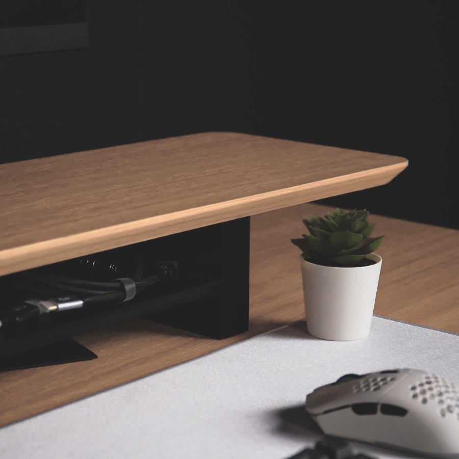 Noir Desk Shelf Monitor Stand Riser Garansi Resmi Meja