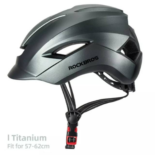 SIAP KIRIM PROMO ROCKBROS Helm Sepeda Santai Perjalanan Listrik Sepeda Helm MTB Helm Sepeda Helm