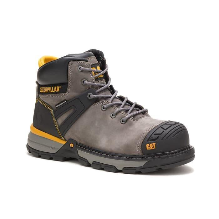  PO Sepatu  Caterpillar  Excavator Superlite NT WP Pewter 