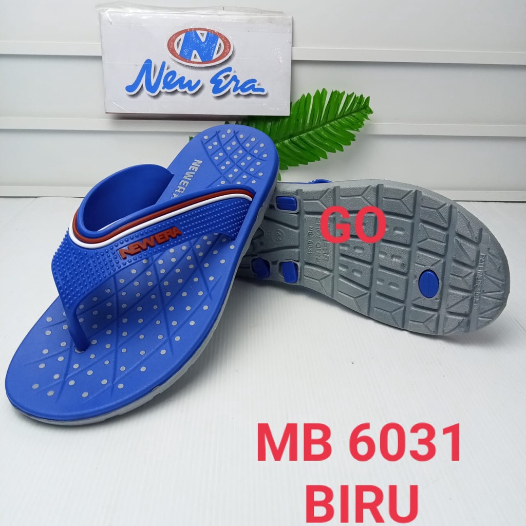 gof NEW ERA MB 6031 Sandal Jepit Pria Dewasa Casual Sendal Laki Perempuan Size 38-44