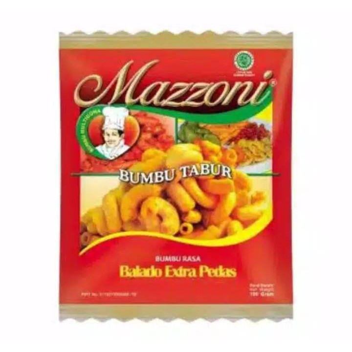 

ANEKA SNACK Mazzoni Bumbu Tabur Rasa Balado Extra Pedas 100 Gram