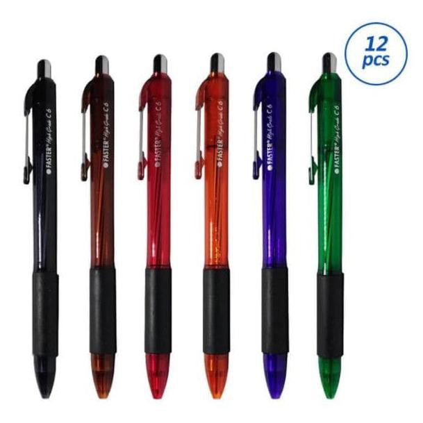 

LUSIN PEN PULPEN FASTER CETEK C6 - Hitam AP184