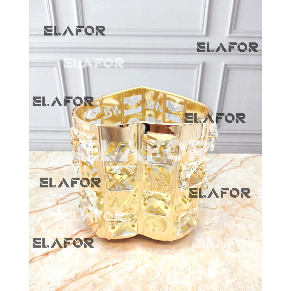 

Tempat Makeup Kristal / Tempat Pensil Kristal / Tempat Brush / Kuas - Elafor Official