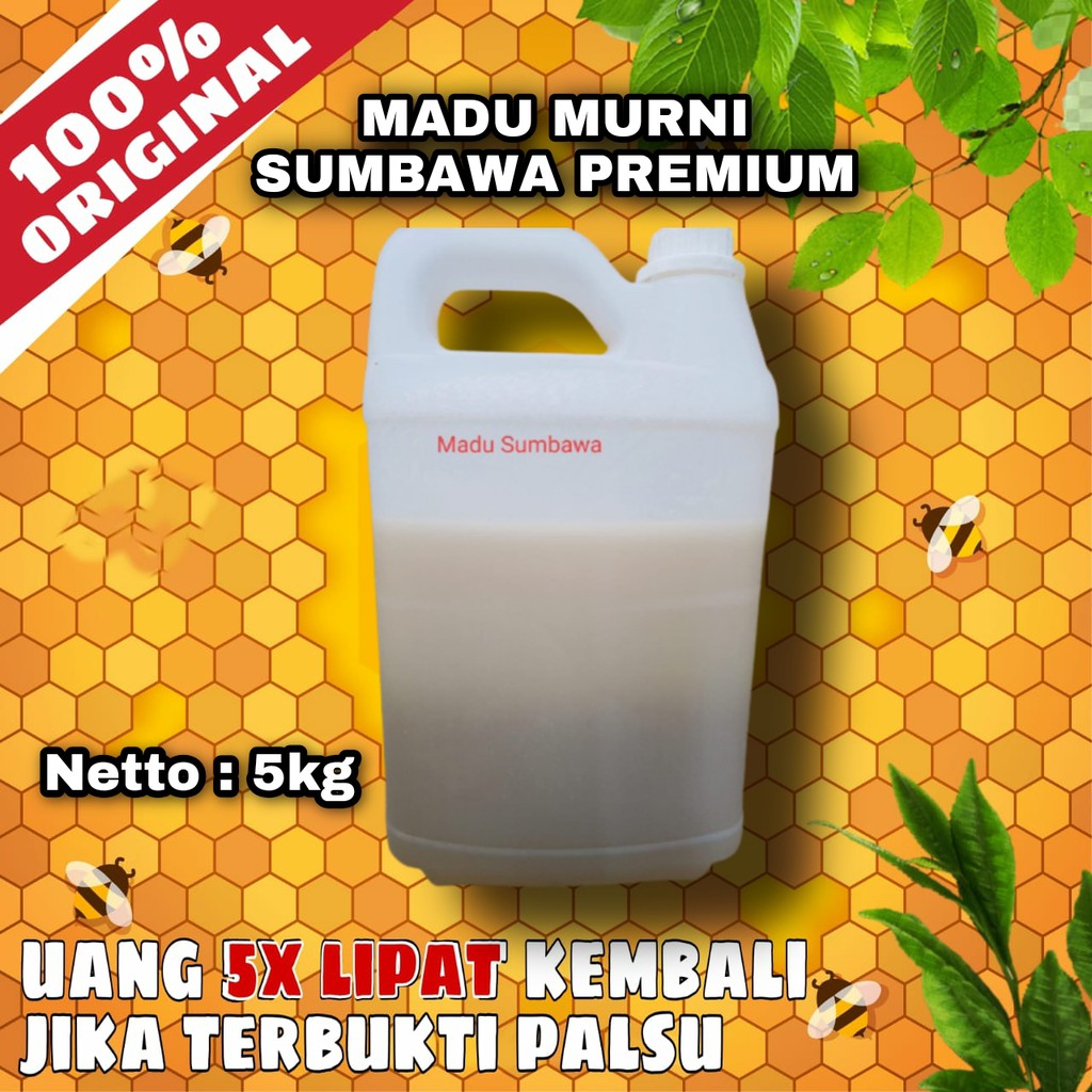 

Madu sumbawa premium/uray forest dorsata netto 5 kg