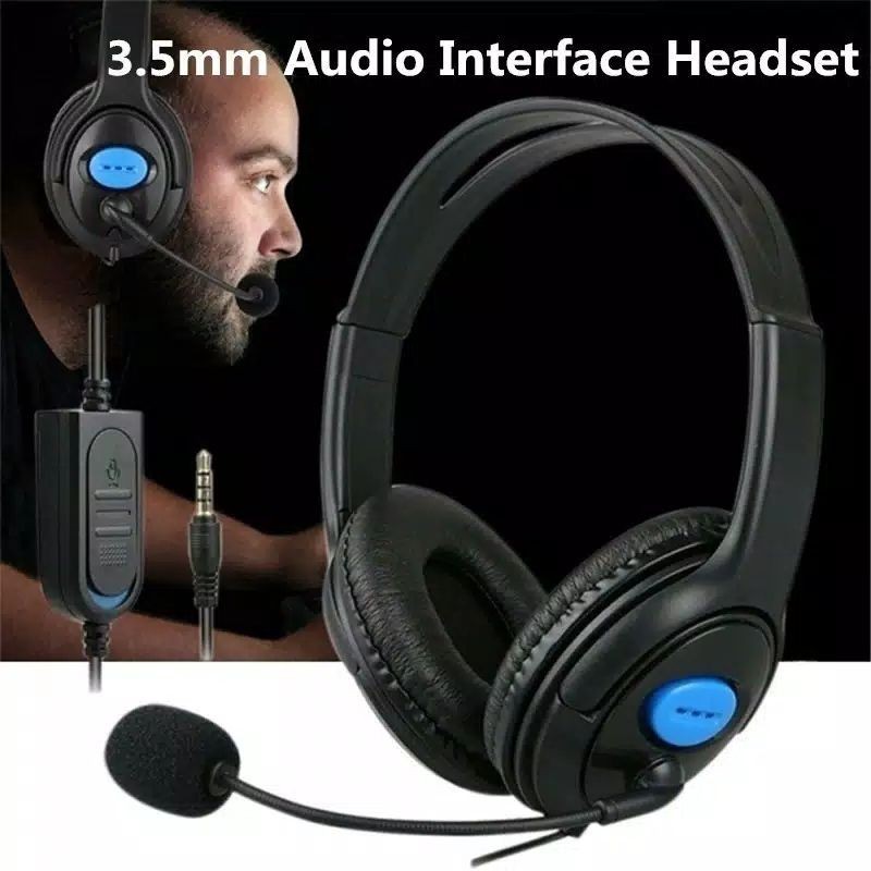 Headset Handsfree Gaming For P4 X One Headphone With Mic