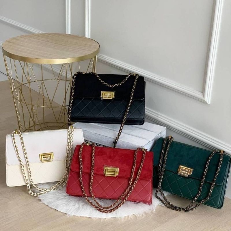 PEDRO Multi Way Lizard Effect Leather Bag