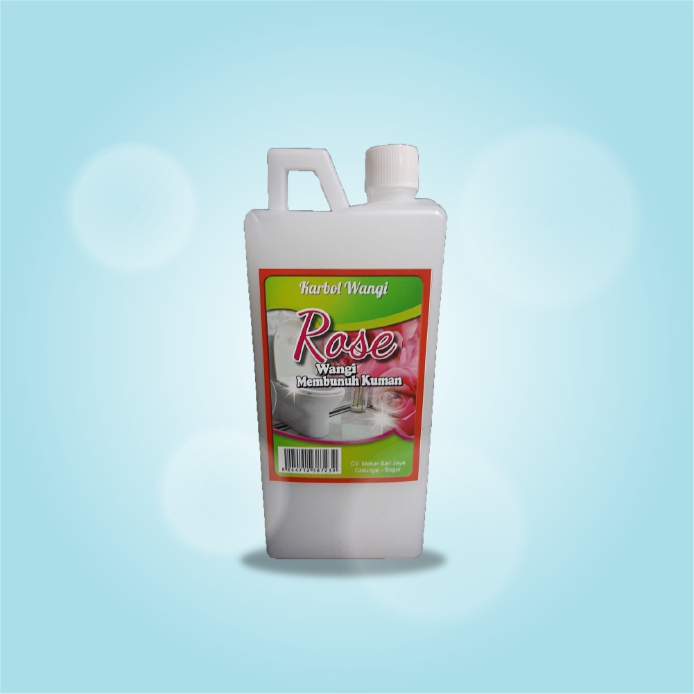 Karbol Wangi Pembersih Lantai dan Kamar Mandi Rose Premium 1 Liter