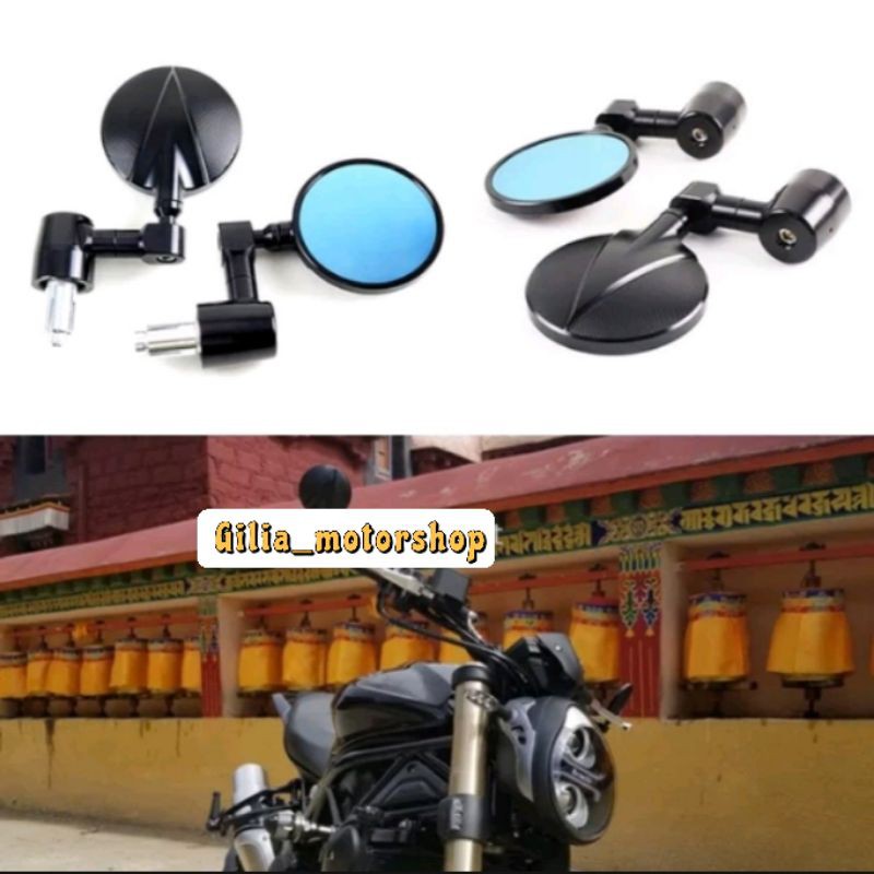 cermin spion cnc spion end bar spion Jalu sepeda motor spion Jalu bulat Benelli universal motor umum