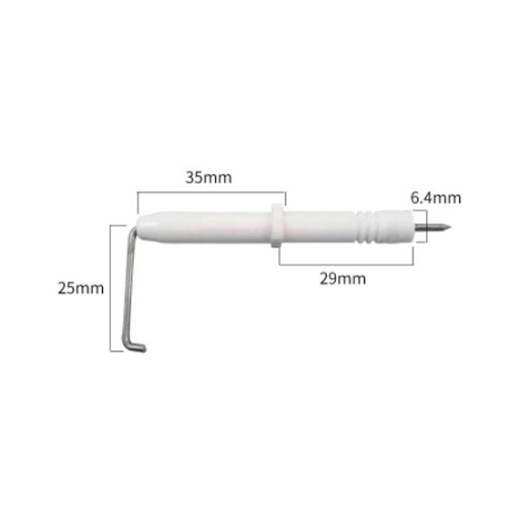 Busi Kompor L Tanam  Modena  Modul Water Heater Jarum Pemantik Pematik Elektroda Keramik Gas LPG NG 