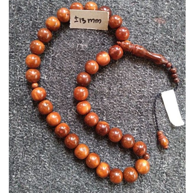 tasbih kokka bulat ± 13 mm ( 13mm ) 33 butir