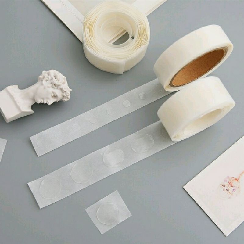 

Sharing 10 Pcs Glue tape/ Glue For Journaling/ Dot Glue