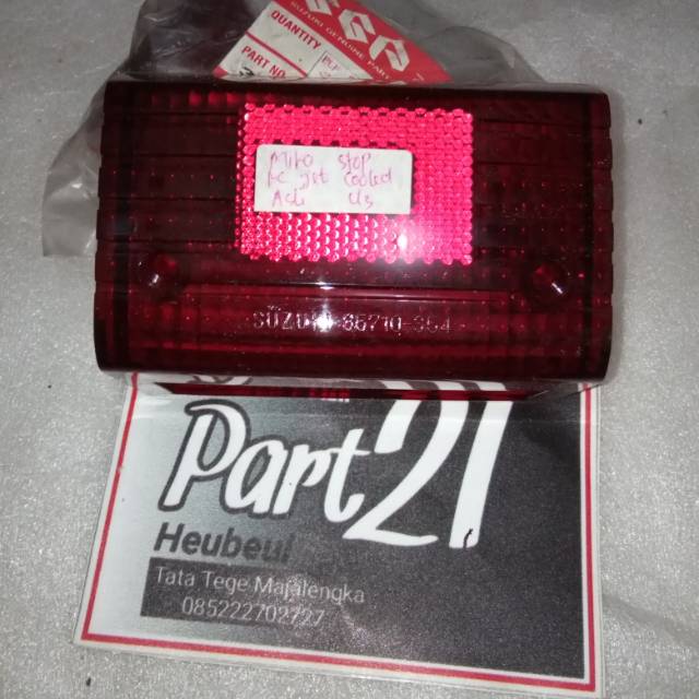 Mika lampu belakang lens tail light rc100 rc80 bravo spirit original