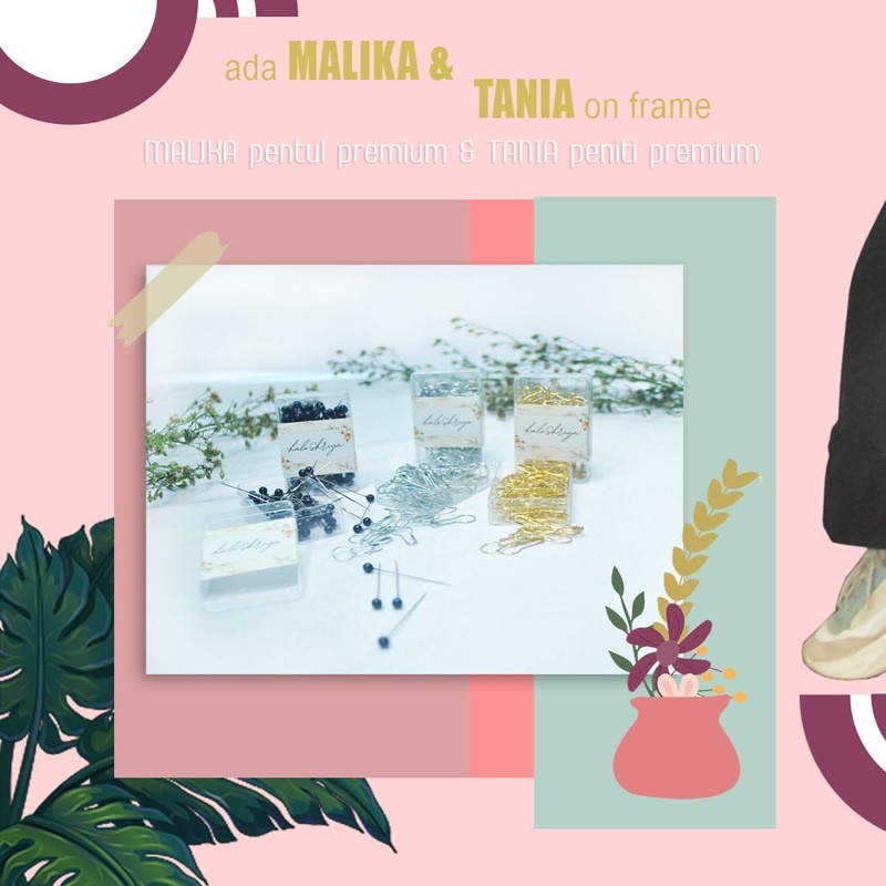 JARUM PENTUL HITAM PREMIUM / PENITI ANTI NYANGKUT / JARUM ANTI KARAT / PENITI JILBAB / JARUM JILBAB