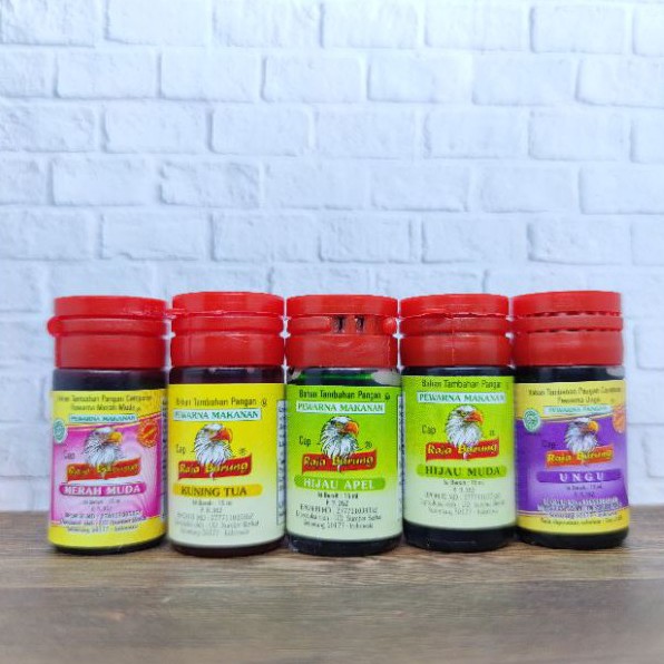 

Pewarna Raja Burung 15ml Hijau Apel / Hijau Muda / Kuning Tua / Merah Muda / Ungu