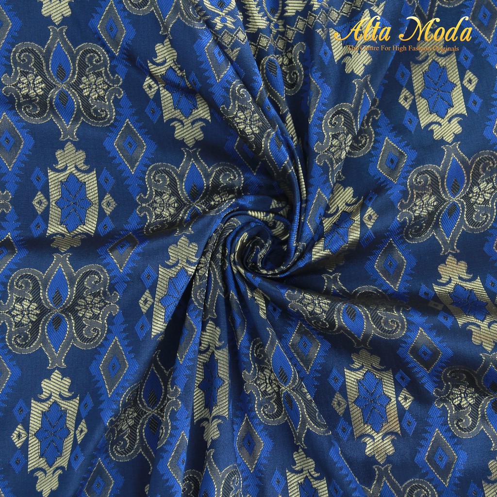 

Alta Moda Songket Motif Palembang Crystal Biru Elektrik (1M)