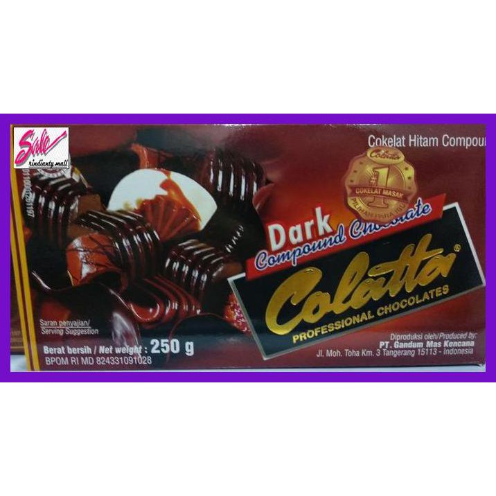 

SAKMACOKLAT- COLATTA DARK COMPOUND -MAKANAN-MINUMAN.