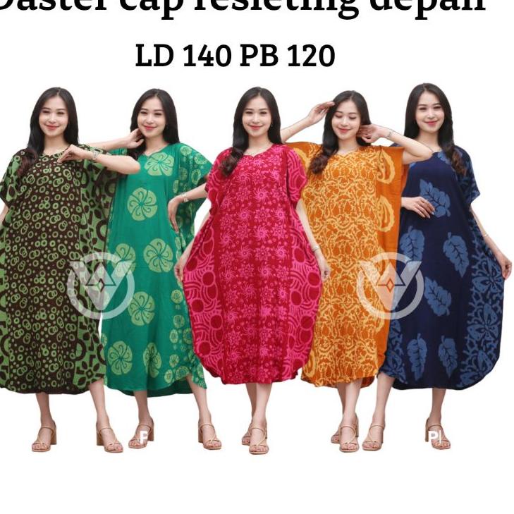(TERBARU) Va Batik (BISA COD) DASTER RAYON WANITA LOWO KALONG KELELAWAR JUMBO BUSUI DAN BUMIL CAP KE